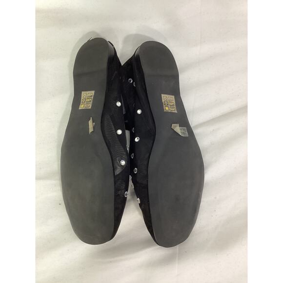 Free People 'Shine For You' Black Ballet Flats Size US 10 - Picture 5 of 5